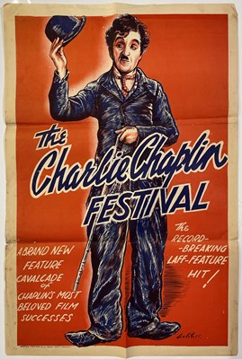 Lot 250 - CHARLIE CHAPLIN - ORIGINAL PAKISTANI FILM POSTER.