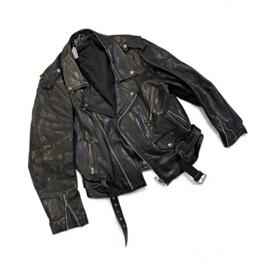 Lot 311 - TERMINATOR: JUDGEMENT DAY (1991) - ORIGINAL AND RARE PROMO LEATHER JACKET.