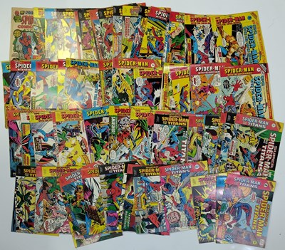 Lot 114 - SPIDER-MAN - LARGE QUANTITY OF MARVEL COMICS - 'COMICS WEEKLY' AND 'WITH THE SUPER-HEROES'.