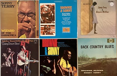 Lot 268 - SONNY TERRY/ BROWNIE MCGHEE AND RELATE - LPs