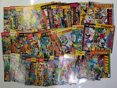 Lot 115 - MARVEL COMICS - THE TITANS - FULL RUN OF ISSUES.