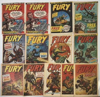 Lot 118 - MARVEL COMICS - FURY ISSUE 1-12 INC TWO #1 AND FREE GIFT, 1977.