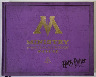 Lot 314 - HARRY POTTER - COLLECTABLE 'MINISTRY PRODUCTION MANUAL' - CAST/CREW ISSUE, LIMITED EDITION.