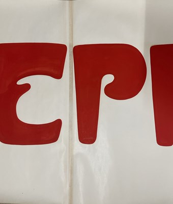 Lot 533 - LED ZEPPELIN - RARE ORIGINAL EARL'S COURT 1975 CONCERT BANNER.