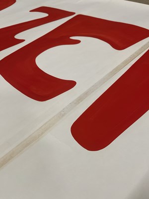 Lot 533 - LED ZEPPELIN - RARE ORIGINAL EARL'S COURT 1975 CONCERT BANNER.