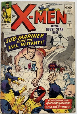 Lot 120 - MARVEL COMICS - X-MEN #6 - SUBMARINER.