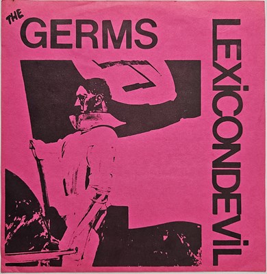 Lot 97 - THE GERMS - LEXICON DEVIL 7" (ORIGINAL US PINK SLEEVE COPY - SLASH RECORDS SCAM 101)