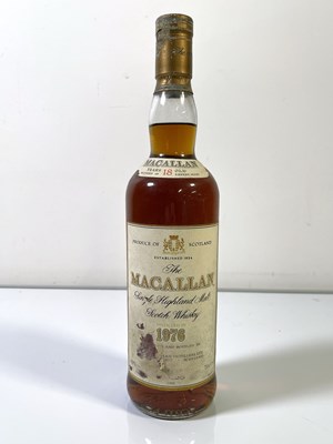 Lot 40 - THE MACALLAN - 1976 - 18 YEAR OLD SINGLE MALT.