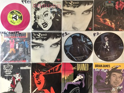 Lot 657 - THE DAMNED & RELATED - 7" COLLECTION