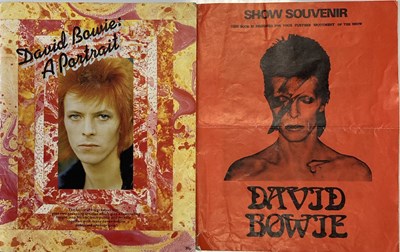 Lot 494 - DAVID BOWIE FAN CLUB MEMORABILIA / CONCERT TICKETS AND PROGRAMMES.