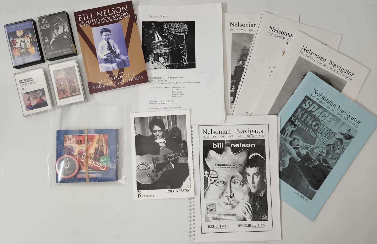 Lot 79 - BILL NELSON - CD/CASSETTE COLLECTABLES (WITH