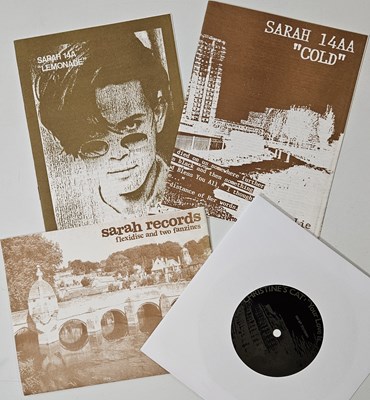 Lot 104 - CHRISTINE'S CAT - YOUR LOVE IS... (SARAH RECORDS ORIGINAL 5" FLEXI - WITH BOTH FANZINES)