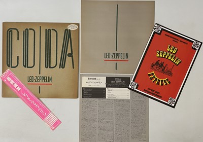Lot 106 - LED ZEPPELIN - CODA LP (COMPLETE ORIGINAL JAPANESE PROMO COPY - P-11319)
