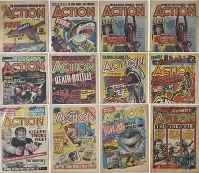 Lot 130 - BRITISH COMICS - ACTION - FULL PRE AND POST BAN RUN OF ISSUES.