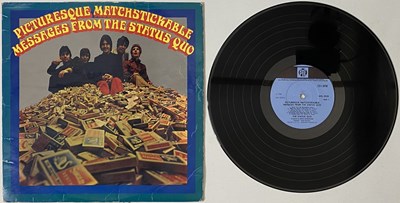Lot 134 - STATUS QUO - 'PICTURESQUE MATCHSTICKABLE MESSAGES FROM THE..' LP UK MONO