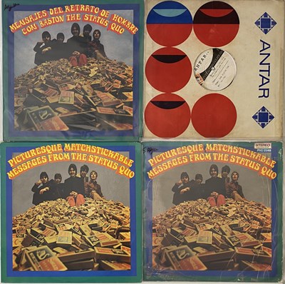 Lot 135 - STATUS QUO - 'PICTURESQUE MATCHSTICKABLE MESSAGES FROM THE..' LP INTERNATIONAL PRESSINGS