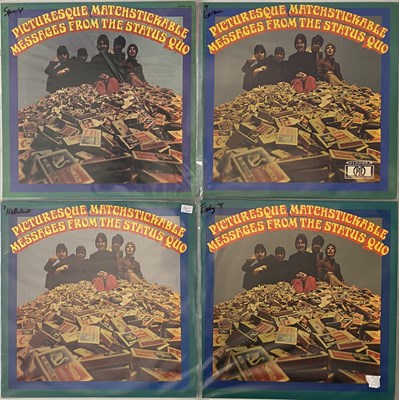 Lot 137 - THE STATUS QUO - 'PICTURESQUE MATCHSTICKABLE MESSAGES FFROM..' LP'S EUROPEAN PRESSINGS