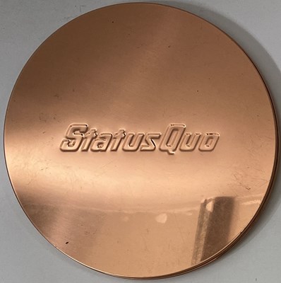 Lot 140 - STATUS QUO - 'FROM THE MAKERS OF' UK PROMO BRONZE TIN