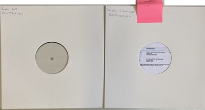 Lot 107 - VANGELIS WHITE LABEL TEST PRESSINGS AND SIGNED CDS.