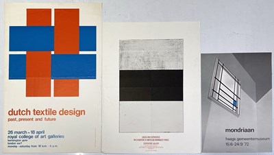 Lot 158 - EXHIBITION POSTERS INC PIET MONDRIAN.