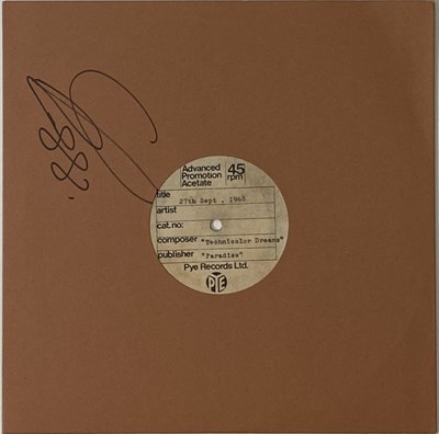 Lot 141 - THE STATUS QUO 1968 10" 4-TRACK PROMOTIONAL ACETATE