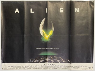 Lot 258 - ALIEN (1979) - ORIGINAL UK QUAD POSTER.