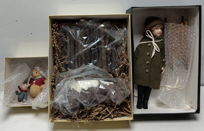 Lot 25 - R. JOHN WRIGHT WINTERTIME WINNIE THE POOH DOLL PACK