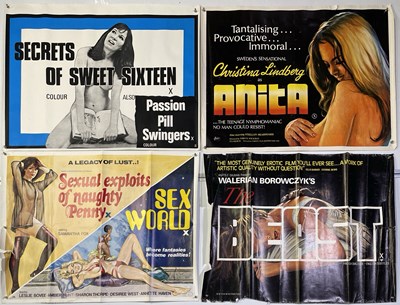 Lot 273 - X-RATED FILM POSTER COLLECTION INC THE BEAST (1975).