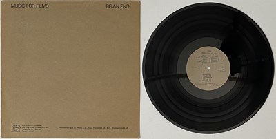 Lot 122 - BRIAN ENO - MUSIC FOR FILMS LP (ORIGINAL UK PROMO COPY - EGM 1)