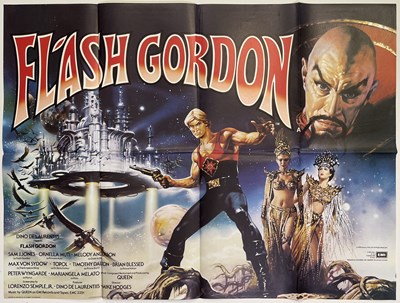 Lot 277 - FLASH GORDON (1980) - ORIGINAL UK QUAD POSTER.