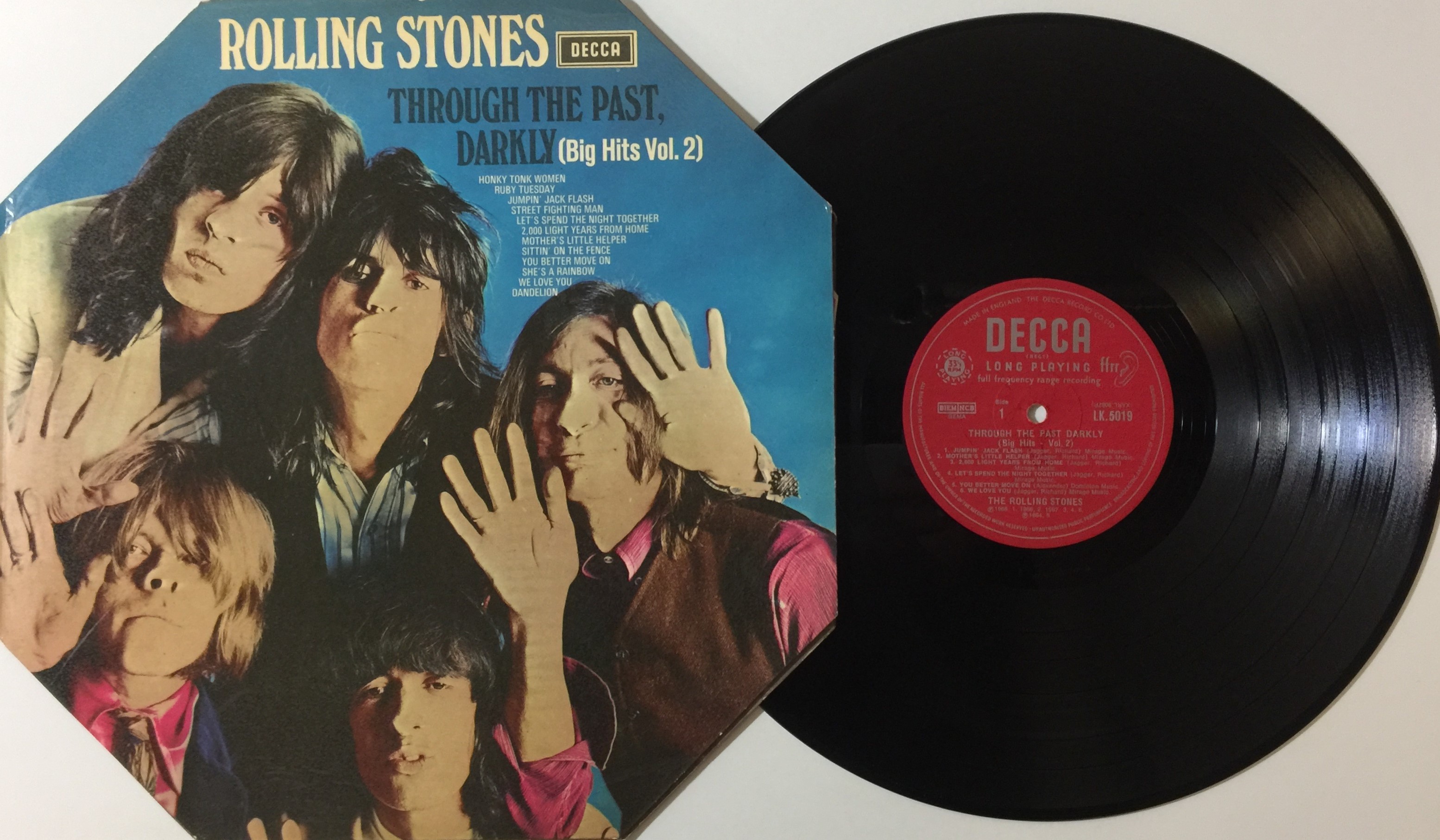 Lot 317 - THE ROLLING STONES - THROUGH THE PAST,
