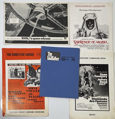 Lot 324 - FILM CAMPAIGN BOOKS - CLASSIC TITLES - INC BOND / GODFATHER.