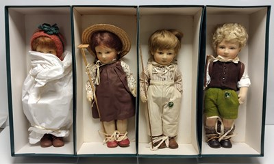 Lot 45 - R. JOHN WRIGHT LITTLE CHILDREN SERIES 1 LIMITED EDITION FELT DOLL PACK