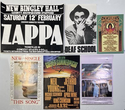 Lot 245 - CONCERT AND PROMO POSTERS INC ZAPPA / NEIL YOUNG.