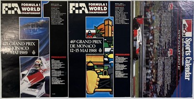 Lot 179 - MOTORSPORT - MONACO GRAND PRIX - 1980S POSTER COLLECTION.