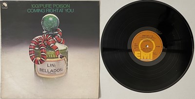 Lot 258 - 100% PURE POISON - COMING RIGHT AT YOU LP (UK ORIGINAL PRESSING - INS 3001)