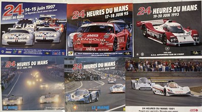 Lot 184 - MOTORSPORT - LE MANS 1990S POSTER COLLECTION.