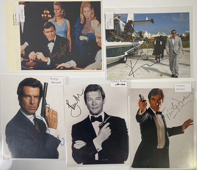 Lot 219 - JAMES BOND - SIGNED PHOTOGRAPHS.