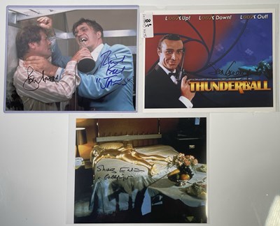 Lot 220 - JAMES BOND - SIGNED PHOTOS.
