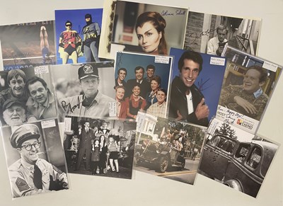 Lot 302 - SIGNED FILM AND TV STAR PHOTOS.