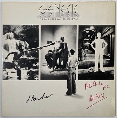 Lot 511 - GENESIS - SIGNED COPY OF 'LAMB LIES DOWN'.