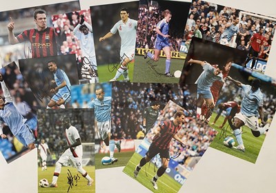 Lot 437 - FOOTBALL MEMORABILIA - MANCHESTER CITY - SIGNED PHOTOGRAPHS.