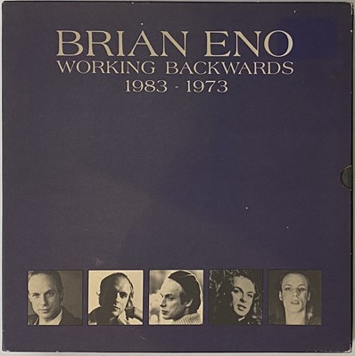 Lot 293 - BRIAN ENO - WORKING BACKWARDS 1983-1973 BOX SET (COMPLETE UK PRESS - EGBS 2)