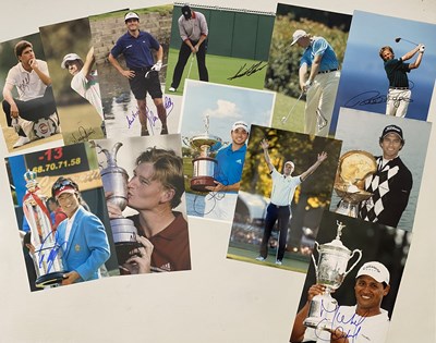 Lot 417 - GOLF MEMORABILIA - COLLECTION OF PLAYER SIGNED PHOTOS.