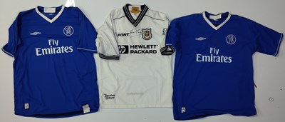 Lot 440 - FOOTBALL - SIGNED SHIRTS INC GINOLA / ZOLA.