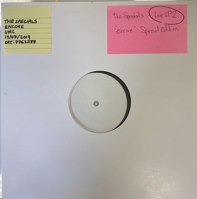 Lot 110 - THE SPECIALS - WHITE LABEL TEST PRESSINGS
