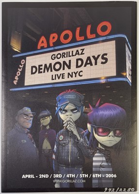Lot 748 - GORILLAZ - SET OF FOUR LIMITED EDITION JAMIE HEWLETT PRINTS.