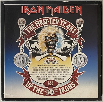 Lot 317 - IRON MAIDEN - THE FIRST TEN YEARS UP THE IRONS (BOX SET - IRN 1 - 10)