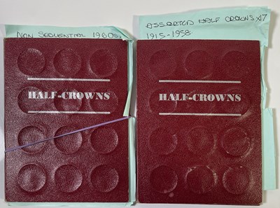 Lot 25 - ASSORTED HALF CROWNS INC SILVER 1915 ONWARDS - 43 IN TOTAL