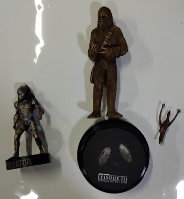 Lot 331 - STAR WARS - INDUSTRIAL LIGHT + MAGIC CHEWBACCA STATUE - EPISODE III.